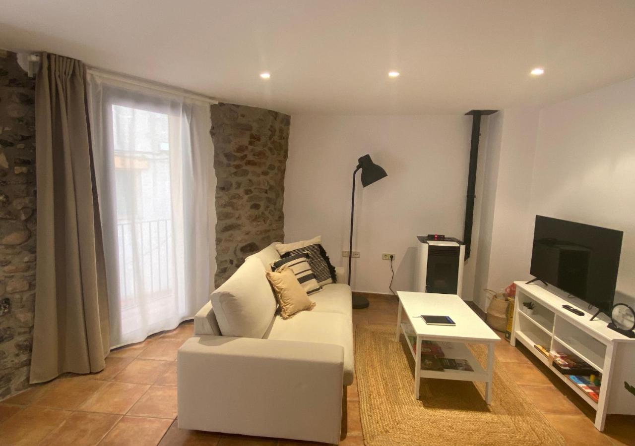 Apartamento Con Encanto En El Pirineo La Pobla de Lillet Exteriör bild